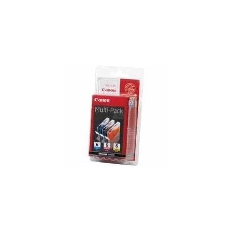 Cartouche d'encre Canon BCI6C pack couleur C / M / J (4706A029)
