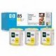 Multipack 3 cartouches Encre Jaune HP (n° 85)