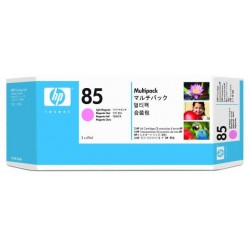 Multipack 3 cartouches Encre Magenta Clair HP (n° 85)