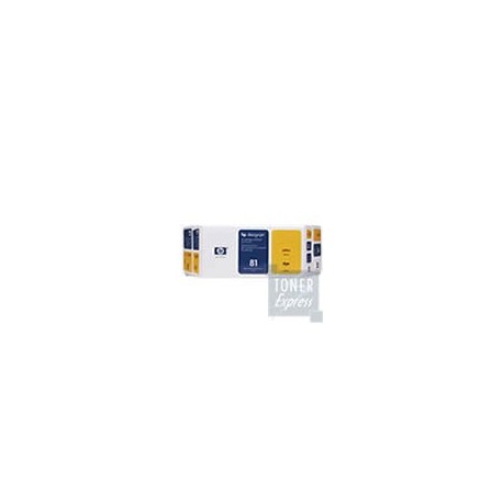 Value Pack teinté (Tête + Encre Jaune) HP N°81 (C4993A)