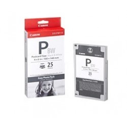 Easy pack photo 25 feuilles 10*15 pour Canon Selphy ES1 (E-P25BW)