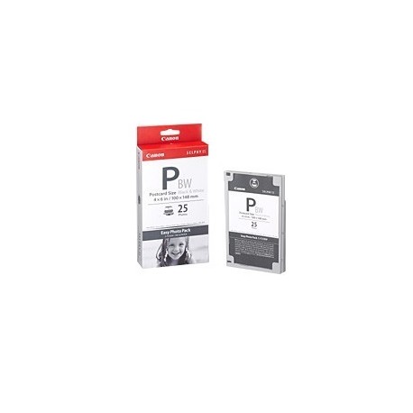 Easy pack photo 25 feuilles 10*15 pour Canon Selphy ES1 (E-P25BW)