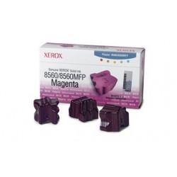3 x Encre solide magenta Xerox pour Phaser 8560 / 8560mfp