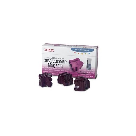 3 x Encre solide magenta Xerox pour Phaser 8560 / 8560mfp