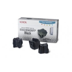 3 x Encre solide black Xerox pour Phaser 8560 / 8560mfp