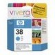 Cartouche d'encre vivera cyan HP pour Photosmart Pro B9180... (N°38)