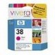 Cartouche d'encre vivera magenta HP pour Photosmart Pro B9180... (N°38)