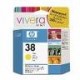 Cartouche d'encre vivera jaune HP pour Photosmart Pro B9180... (N°38)