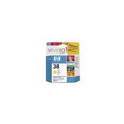 Cartouche d'encre vivera jaune HP pour Photosmart Pro B9180... (N°38)