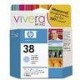 Encre vivera cyan clair HP pour Photosmart Pro B9180... (N°38)