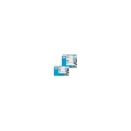 Pack 2 Toners Noir haute capacité HP laserjet 2400/2410/2420/2430 (11X)