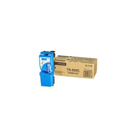 Toner cyan Kyocera Mita pour FS-C8100DN (TK-820C)