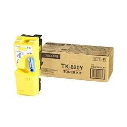 Toner jaune Kyocera Mita pour FS-C8100DN (TK-820Y)