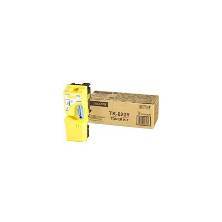 Toner jaune Kyocera Mita pour FS-C8100DN (TK-820Y)