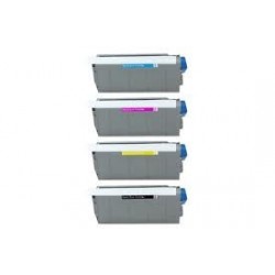 Pack de 4 Toners Génériques pour Oki C7000/7200/7400...(Type C2)