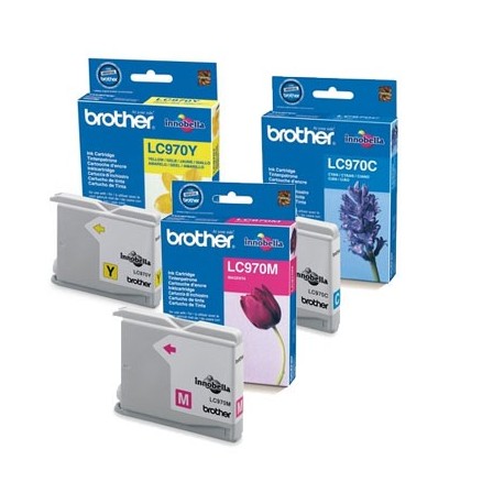 Rainbow kit Brother pour DCP-135C / DCP150C / MFC235 / MFC260 (Pack de 3)