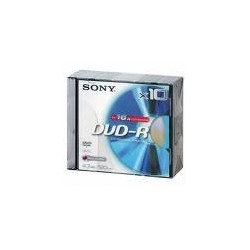 Pack de 10 DVD-R Sony boitiers