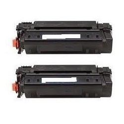 Pack de 2 Toners Noir génériques haute capacité pour HP laserjet 2410/2420/2430