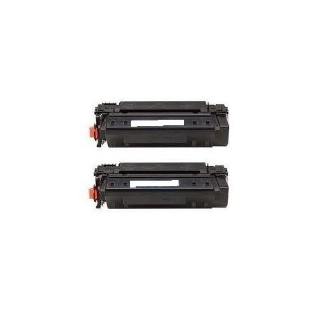 Pack de 2 Toners Noir génériques haute capacité pour HP laserjet 2410/2420/2430