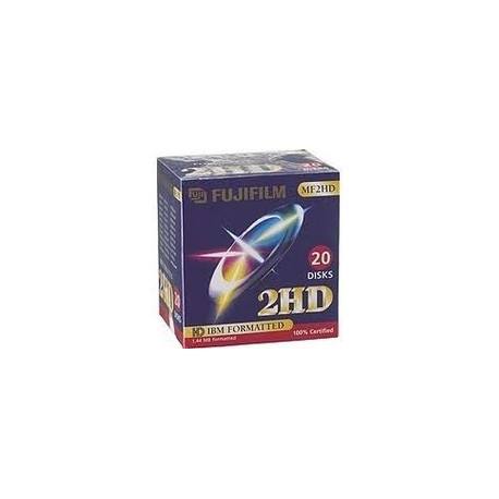 Disquette Fuji 46643 3.5 MF 2HD DOS P10 BLUE