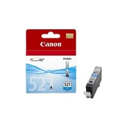 Cartouche d'encre cyan Canon pour Pixma ip3600 / mp540...CLI-521C