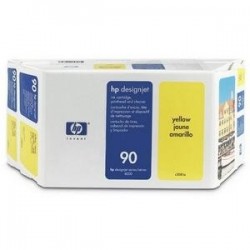 Value pack jaune HP90 – tête d'impression et cartouche pour designjet 4000