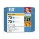 Pack de 2 cartouche cyan HP pour Designjet Z2100 / Z23100 (N°70)