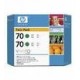 Pack de 2 cartouches vertes HP pour Designjet Z2100 / Z23100 (N°70)