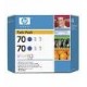 Pack de 2 cartouches bleues HP pour Designjet Z2100 / Z23100 (N°70)