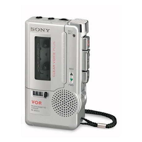 Dictaphone vocal analogique SONY portable (M-800V.CE7) en PROMOTION