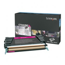 Toner magenta Lexmark pour C734 / C736 / X734 / X736 / X738