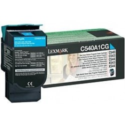 Toner cyan Lexmark pour C540 / C543 / ... X543 / X544