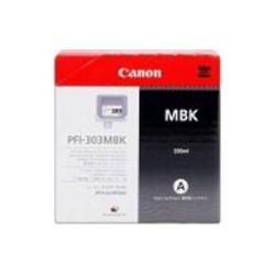 Encre noir mat Canon pour IPF810 / 820 (PFI-303MBK)