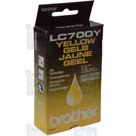 Cartouche d'encre Brother LC700Y Jaune