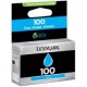 Cartouche cyan Lexmark N°100 pour Platinum Pro905 / Presige Pro805...