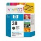 Encre vivera noir mat HP pour Photosmart Pro B9180 ... (N°38)