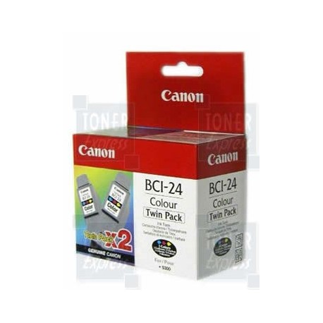 Cartouche d'encre Couleur CANON (BCI24C) DOUBLE PACK