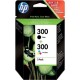 Pack de 2 Cartouches : 1 noire + 1 couleur, HP N°300 pour deskjet D2560 (N°300)