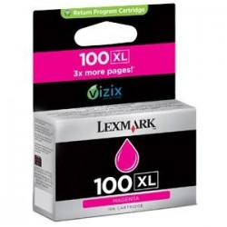 Cartouche magenta N°100XL Lexmark pour S305 / S405....