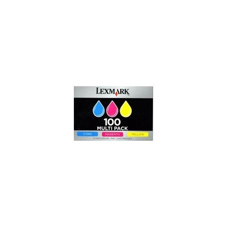 Pack tricolor Lexmark N°100XL pour Platinum Pro905 / Presige Pro805...