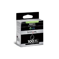 Pack de 2 cartouches noires Lexmark N°100XL pour Platinum Pro905 / Presige Pro805...