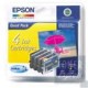 Cartouches d'encre Epson T0441/T0452/T0453/T0454 Noire, Cyan, Magenta et Jaune