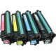 Pack de 4 toners génériques pour HP color laserjet CP3525 / CP3530 ...