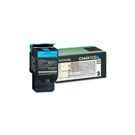 Toner cyan très haute capacité Lexmark pour C544 / X544