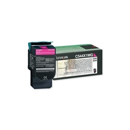 Toner magenta très haute capacité Lexmark pour C544 / X544