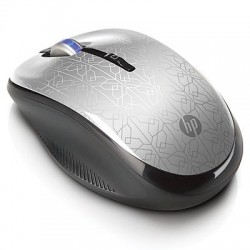 Souris optique Sans fil HP 2.4Ghz Argent