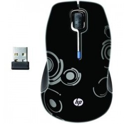 Souris HP - Laser Sans Fil Expresso Fréquence radio - USB - Roulette de Défilement - 3 x Boutons