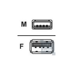 Cable de rallonge USB BELKIN Type A-A 3,00 m