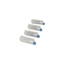 Pack de 4 toners génériques pour Oki C5850 / C5950