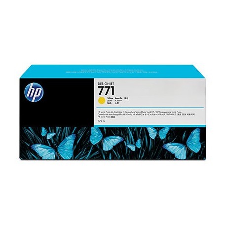 Cartouche jaune HP pour designjet Z6200 (N°771)